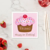 カップケーキ スタンダードカクテルナプキン (インサイチュ)