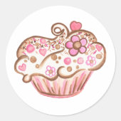 カップケーキ ステッカー (正面)