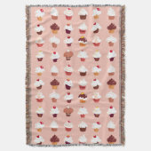 カップケーキ スローブランケット (正面縦)