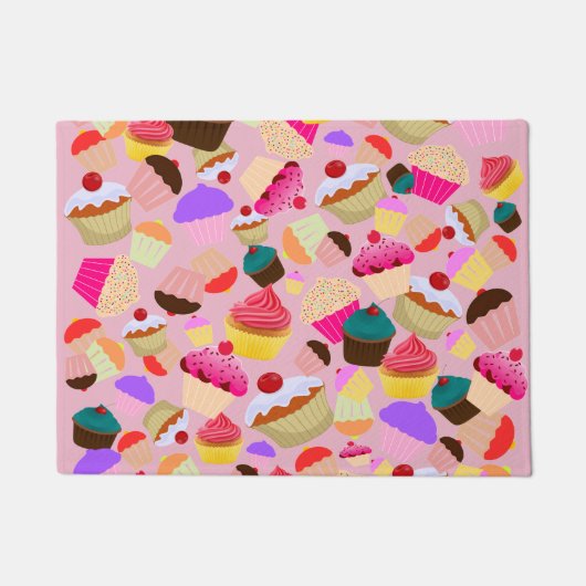 カップケーキ ドアマット (正面)