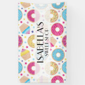 カップケーキ&ドーナツ 横断幕 (縦)