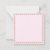 カップケーキ・パグ ノートカード (裏面)