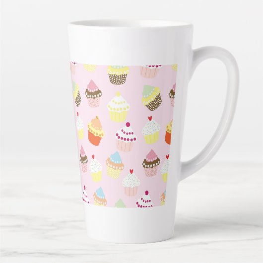 カップケーキ パーティー  カフェラテマグ (右)