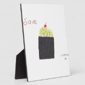 カップケーキ フォトプラーク (側面)