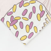 カップケーキ フリースブランケット (角)