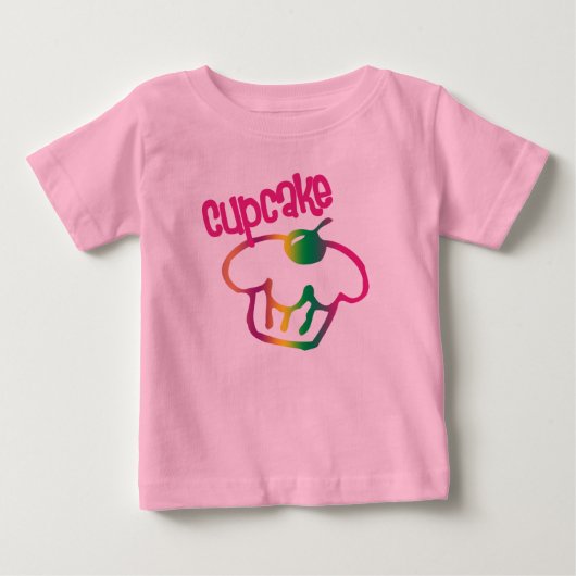 カップケーキ ベビーTシャツ (正面)