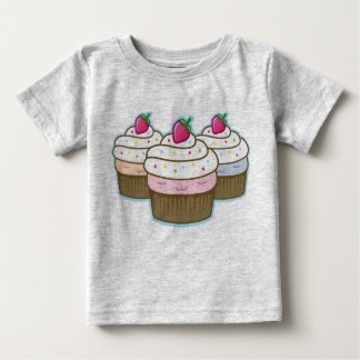 カップケーキ ベビーTシャツ