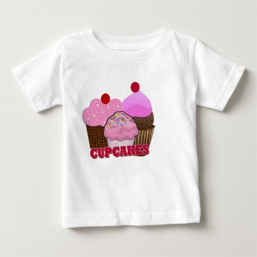 カップケーキ ベビーTシャツ (正面)