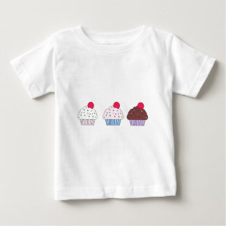 カップケーキ ベビーTシャツ
