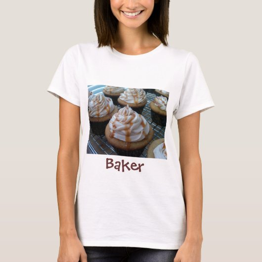 カップケーキ/ベーキング Tシャツ (正面)