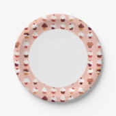 カップケーキ ペーパープレート (正面)