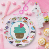 カップケーキ ペーパープレート (パーティー)