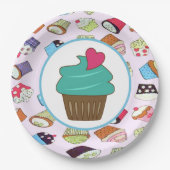 カップケーキ ペーパープレート (正面)