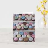 カップケーキ! メッセージカード カード (黄色い花)