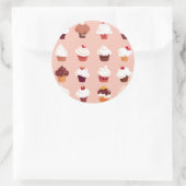 カップケーキ ラウンドシール (バッグ)