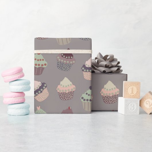 カップケーキ ラッピングペーパー (ベビーシャワー)