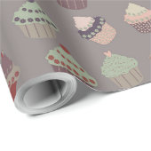 カップケーキ ラッピングペーパー (ロールコーナー)