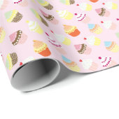 カップケーキ ラッピングペーパー (ロールコーナー)