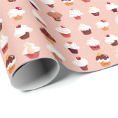 カップケーキ ラッピングペーパー (ロールコーナー)