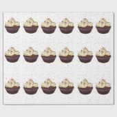 カップケーキ ラッピングペーパー (フラット)