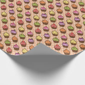 カップケーキ ラッピングペーパー (角)