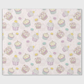 カップケーキ ラッピングペーパー (フラット)