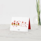 カップケーキ ラブ カード (裏面)