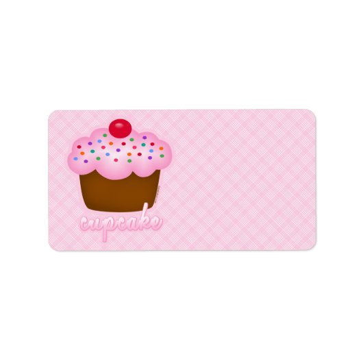 カップケーキ ラベル (正面)
