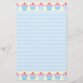 カップケーキ 便箋 (正面)