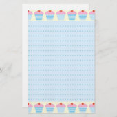 カップケーキ 便箋 (正面/裏面)