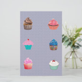 カップケーキ 便箋 (スタンド正面)