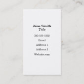 カップケーキ! 名刺 (裏面)