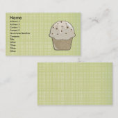 カップケーキ 名刺 (正面/裏面)