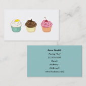 カップケーキ! 名刺 (正面/裏面)