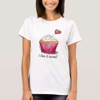 カップケーキ-最も甘い日 Tシャツ