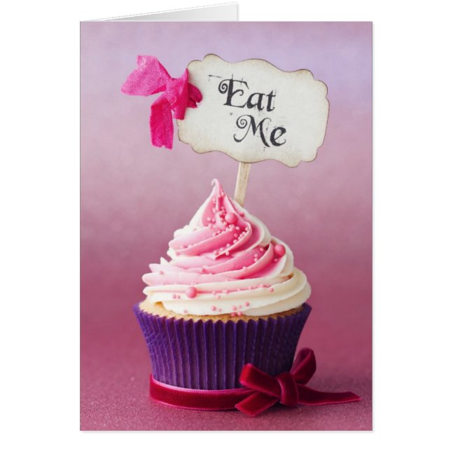 カップケーキ-私を食べて下さい (正面)