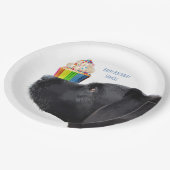 カップケーキ – Black Lab ペーパープレート (アングル)