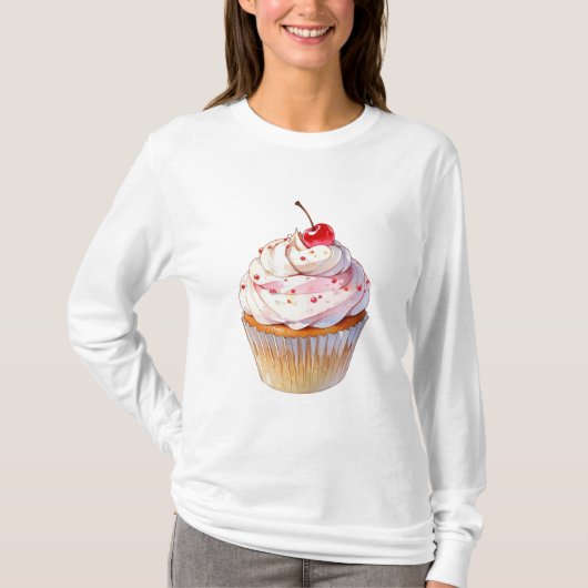 カップケーキ Tシャツ (正面)