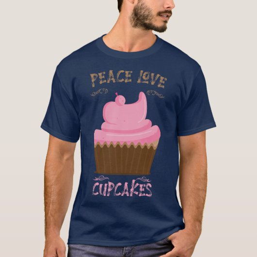 カップケーキ Tシャツ (正面)