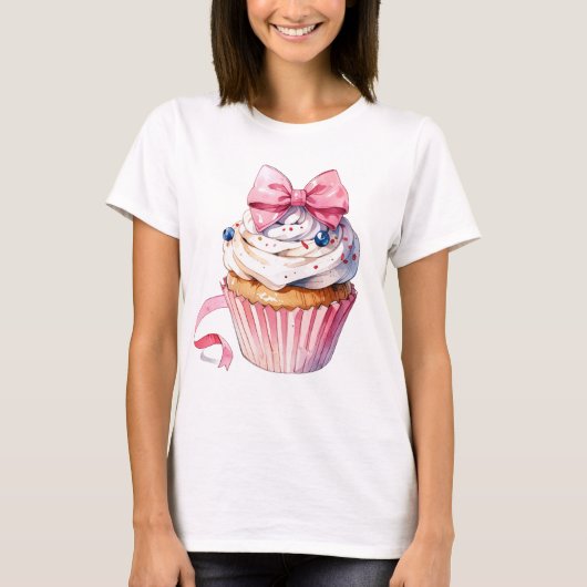 カップケーキ Tシャツ (正面)