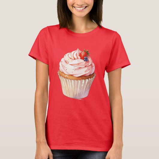 カップケーキ Tシャツ (正面)
