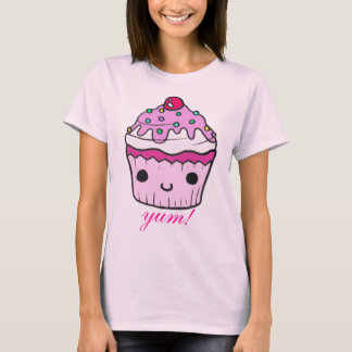 カップケーキ、yum! tシャツ