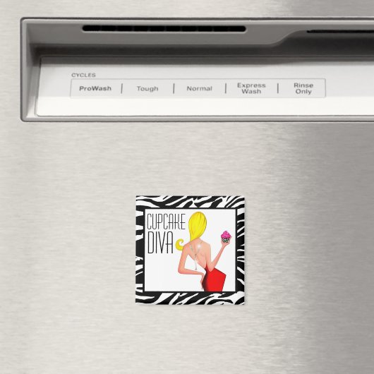 「カップケーキDIVA」 マグネット (インサイチュ (食洗機))