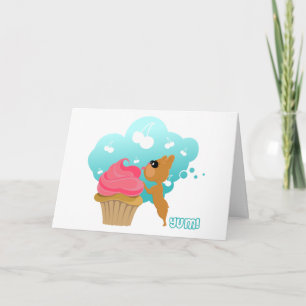 カップケーキFrenchie カード