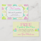 カップケーキNはクーポンの割引カードを振りかけます 割引カード (正面/裏面)