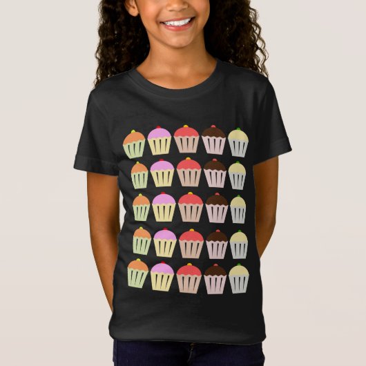 カップケーキTシャツ Tシャツ (正面)
