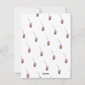 カップケーズスイートフレンドバレンタインホリデーカード シーズンカード (裏面)