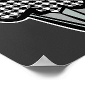 カップケ千鳥格子のー ポスター (角)