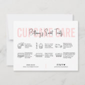 カップケ気にーキの説明書ガイドPink Eutique サンキューカード (正面)