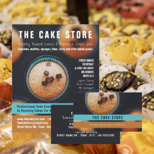 カップケ焼いたーキ、ケーキメーカー、ケーキストア 名刺